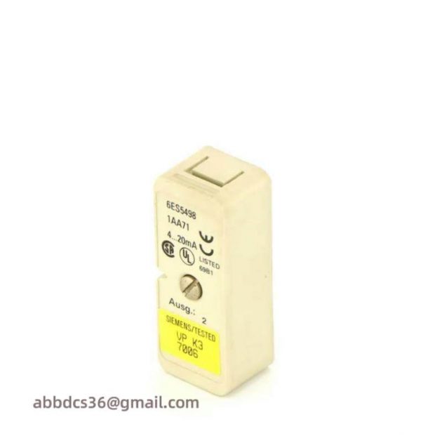 SIEMENS 6ES5498-1AA71 Analog Input SubModule for Industrial Control Applications