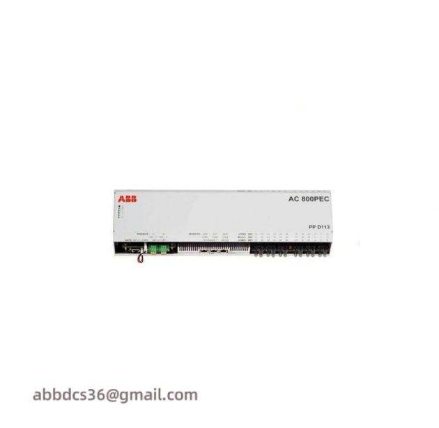 ABB 3BHE023784R2530 PP D113 B01-25-111000 Controller