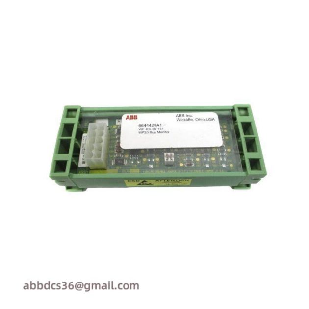 ABB WE-DC-06-161 6644424A1: High Precision Voltage Bus Monitor Assembly