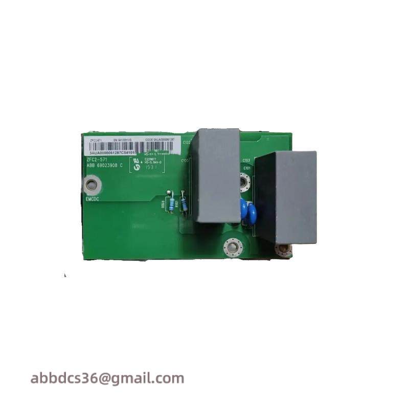 abb_zfc2-571_inverter_filter_plate.jpg ABB ZFC2-571 Inverter Filter Plate, High-Efficiency Power Conditioning Module