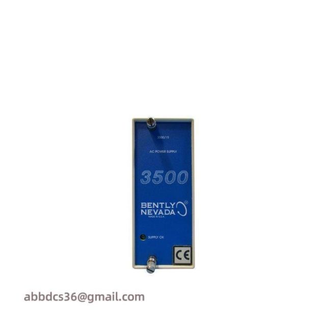 Bently Nevada 3500/15-05-00 Power Supply; Manufacturer:bently-nevada