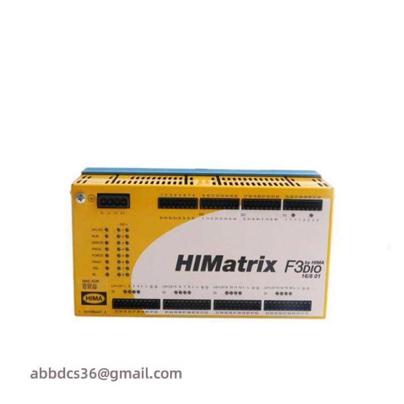 HIMA HIMATRIX F60DIO24/1601: Safety-Related Industrial Control Module