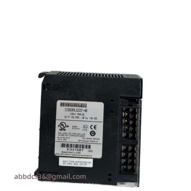 GE IC693ALG222: Precision Analog Voltage Input Module for Industrial Automation