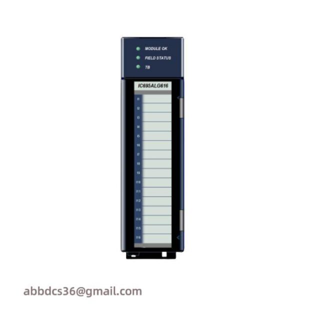 GE Fanuc RX3i Series IC695ALG628 Analog Input Module: Precision Data Collection for Industrial Automation