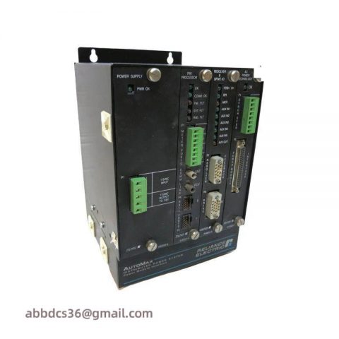 Reliance Electric 805401-3S Slot Rack Assembly with Power Supply & Processor Module