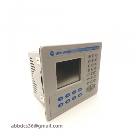 Rockwell Automation PanelView Plus 400 Color Keypad/Touch, Model 2711P-B4C20D, Advanced HMI Solution