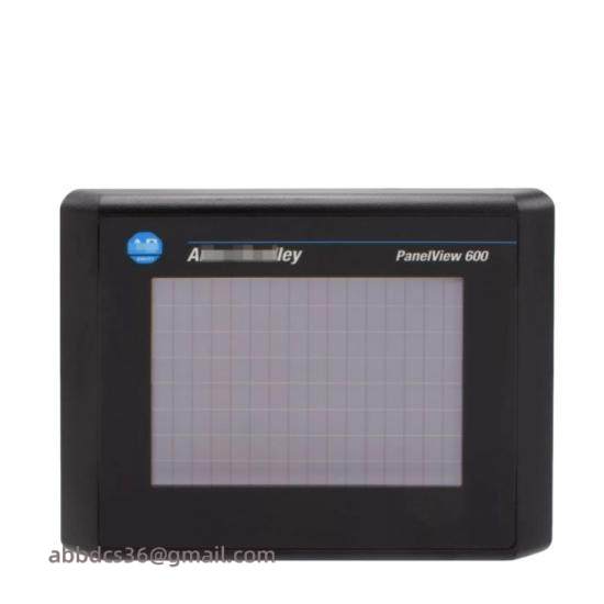 GE 2711-T6C1L1 PanelView 600 Color Touch RIO RS-232 Printer, DC Power Module