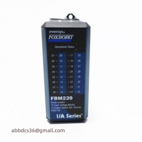 Foxboro FBM239 P0927AG: Precision Voltage Monitor, 16 Input/Output Channels