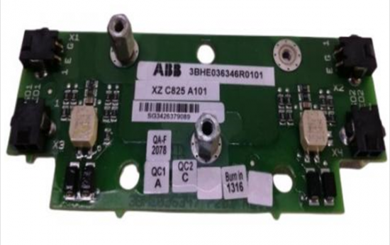 ABB 3BHE036346R0101 - XZ C825 A101 Control Card