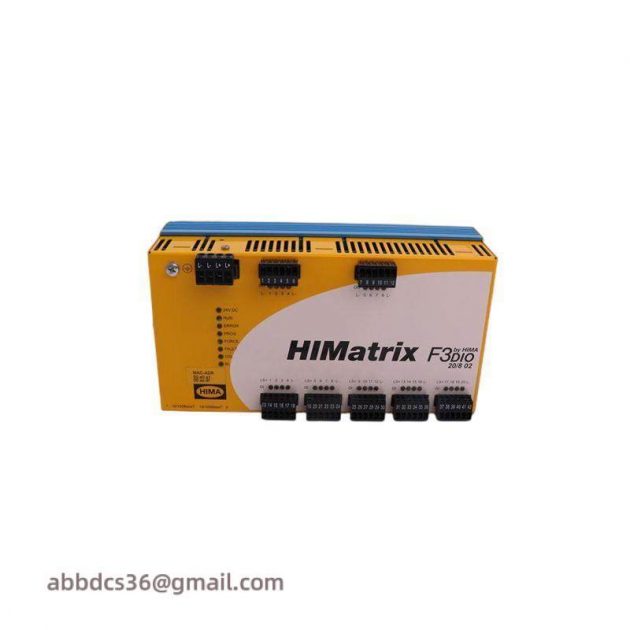 HIMA F3DIO20/802 Digital I/O Module, 24V DC, 8 Channels