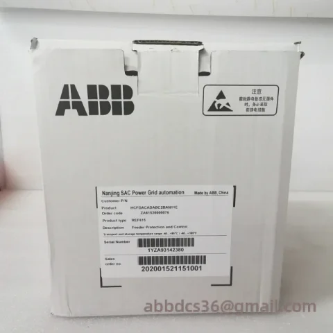 ABB REF615C_E HCFDACADABC2BAN11E Controller Module for Industrial Automation