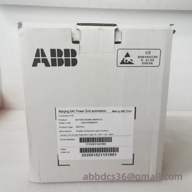 ABB REF615C_E HCFDACADABC2BAN11E Controller Module for Industrial Automation