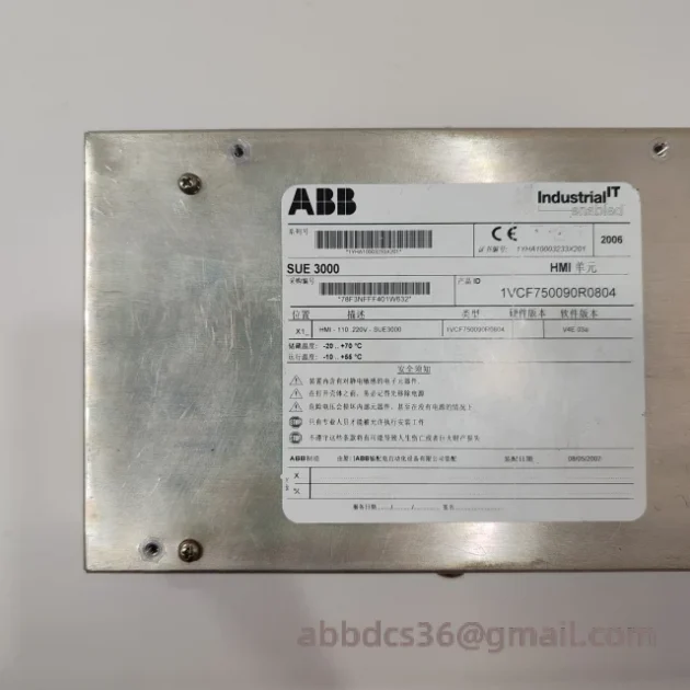 ABB SUE3000 1VCF750090R0804 Interface Component - High Performance Industrial Module