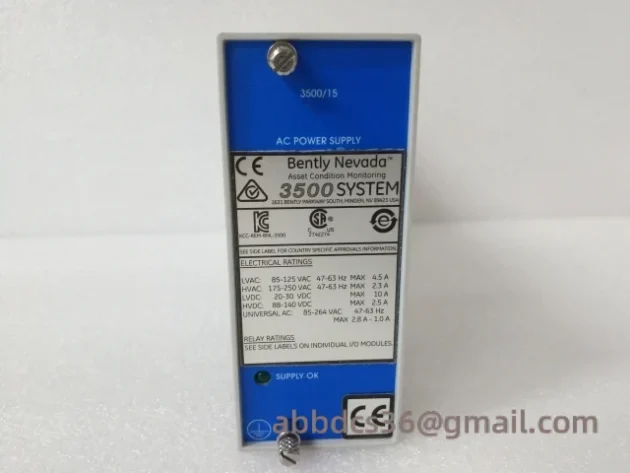 Bently 3500 15 106M1079-01 AC Power Supply Module