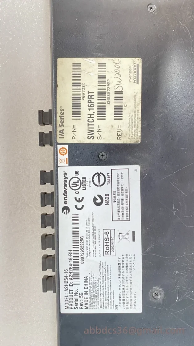 Enterasys A2H254-16 P0973BK Industrial Control Module