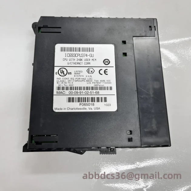 GE IC693CPU374-GU High-Performance CPU Module for Automation Control Systems