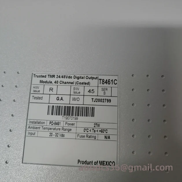 ICS TRIPLEX T8461C Digital Output Module for Industrial Control Systems