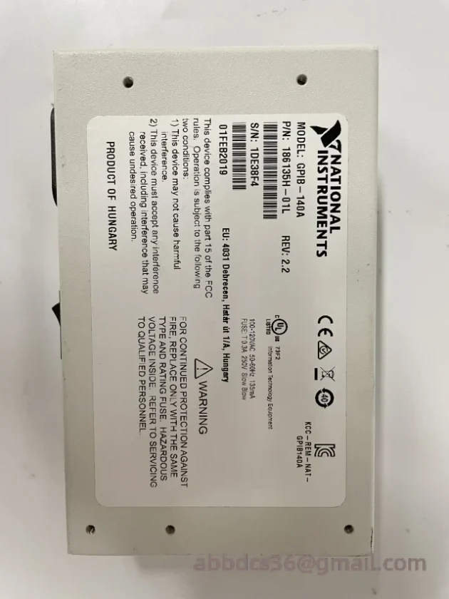 NI GPIB-140A 186135H-01L High-Speed Data Acquisition Module