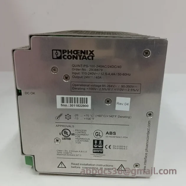 PHOENIX CONTACT QUINT-PS-100-240AC-24DC140 Power Supply Module