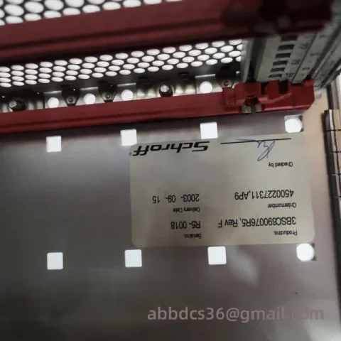 SCHROFF 3BSC690076R5 High-Performance Rack Mounting System for Industrial Control Applications