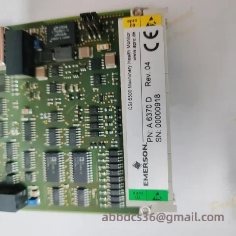 EMERSON A6370D - High-Performance Industrial Control Module