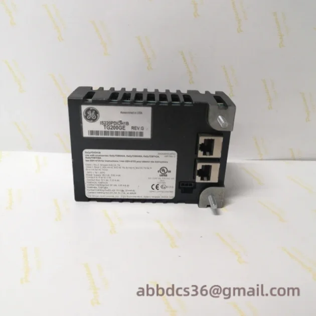 GE IS220PDIOH1B 336A5026ADP6 Discrete I/O Pack Module