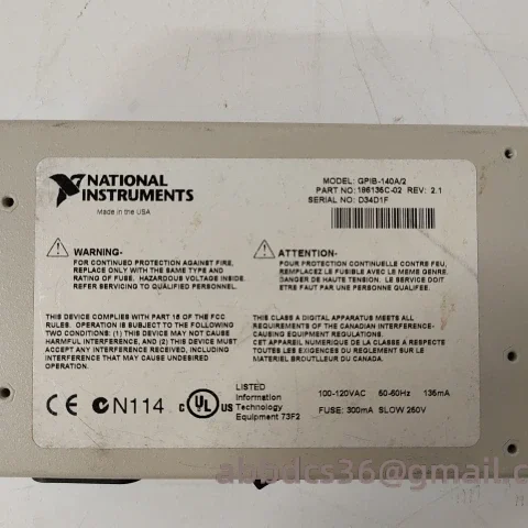 NI GPIB-140A/2 Industrial Control Module