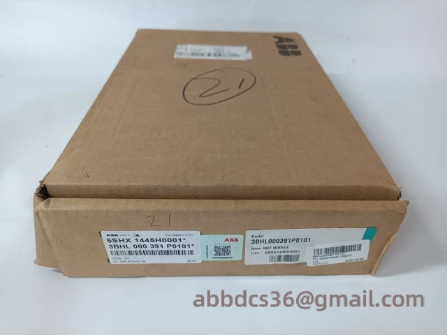 5SHX1445H0001_3BHL000391P0101_3BHB003230R0101_5SXE05-0152_7.webp ABB 5SHX1445H0001 3BHL000391P0101 Industrial Control Module