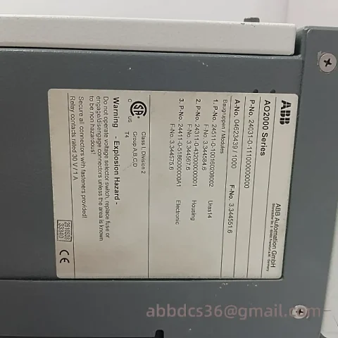 ABB AO2040 Analog Output Module for Industrial Automation