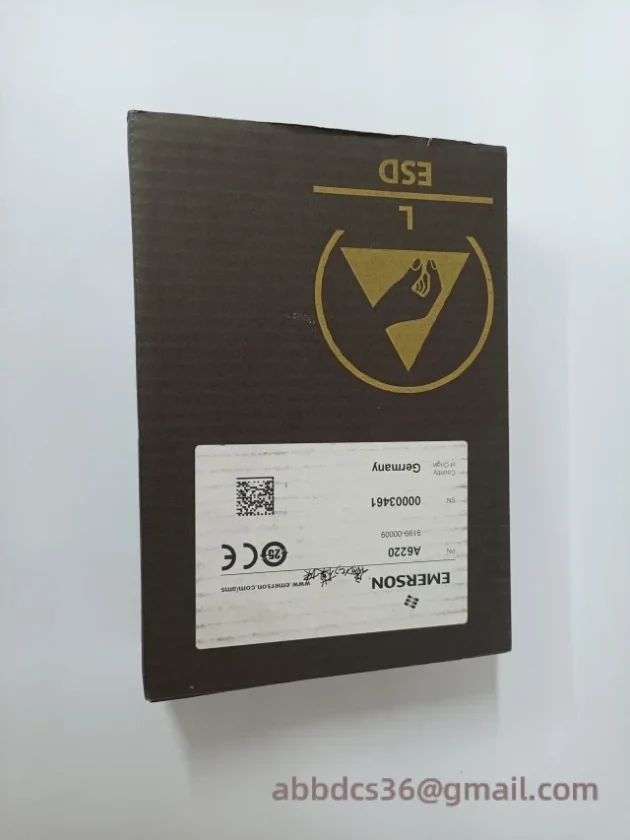 Emerson A6220 Control Module, High Precision Industrial Automation Component