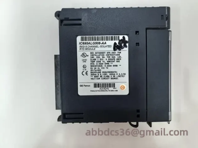 GE IC695ALG508-AA Analog Input Module, Industrial Automation Control