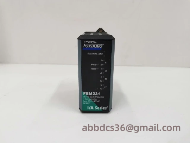 FOXBORO_P0926GV_FBM231_1.webp FOXBORO P0926GV FBM231 Communication Output Module for Industrial Automation Control Systems