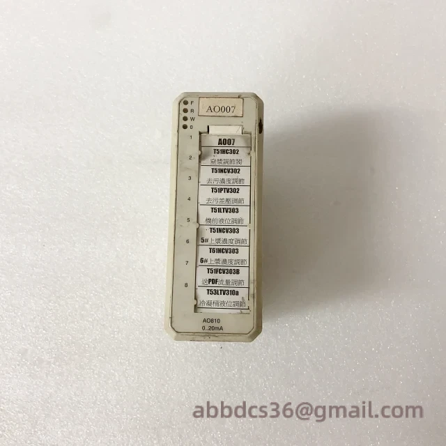 AO810_3BSE008522R1_5.webp ABB 3BSE008522R1 AO810 Analog Output Module