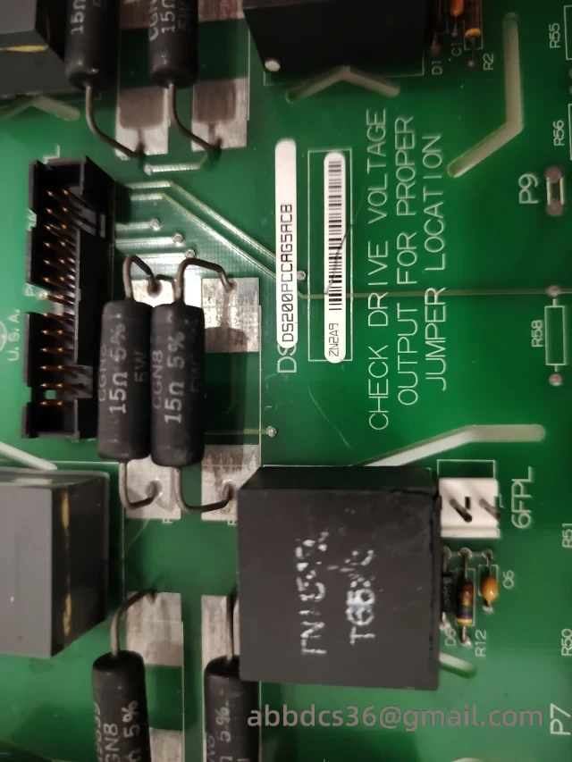 DS200PCCAG5ACB_1.webp GE DS200PCCAG5ACB Power Connect Card for Mark V Turbine Control Systems